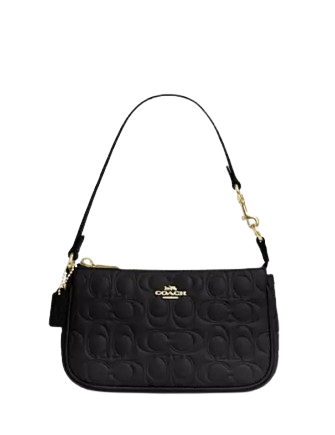 Coach Nolita 19 In Signature Leather Black 