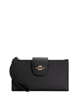 Coach Phone Wallet Black