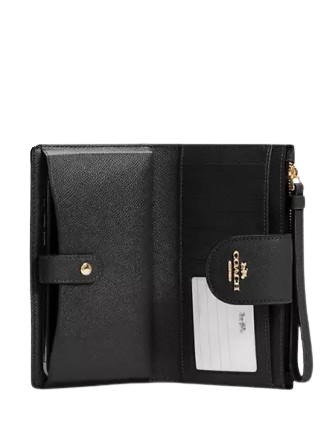 Coach Phone Wallet Black