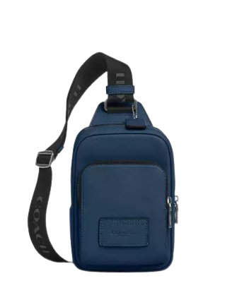 Coach Racer Sling Pack Dark Denim