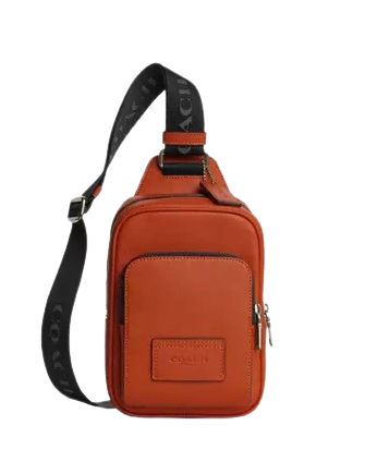 Coach Racer Sling Pack Dark Orange