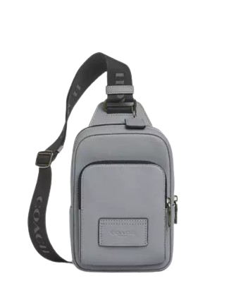 Coach Racer Sling Pack Grey Blue 