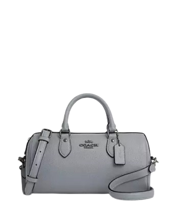 Coach Rowan Long Satchel Bag Grey Blue