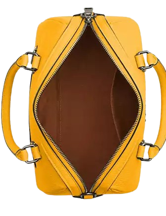 Coach Rowan Satchel Bag Turmeric