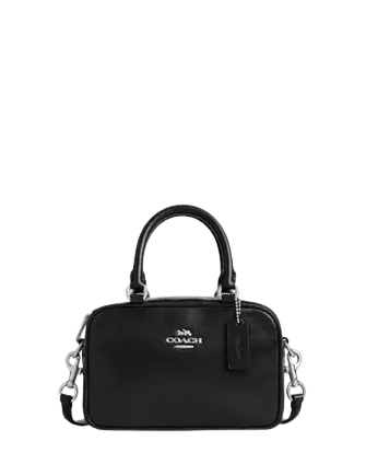 Coach Satchel Crossbody Bag Black