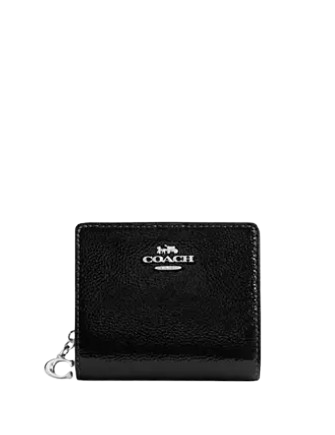 Coach Snap Wallet Black