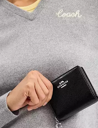 Coach Snap Wallet Black