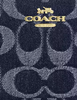 Coach Snap Wallet In Signature Denim