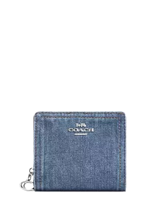 Coach Snap Wallet Indigo