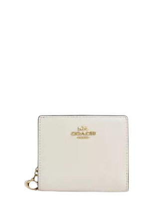 Coach Snap Wallet Pearl 