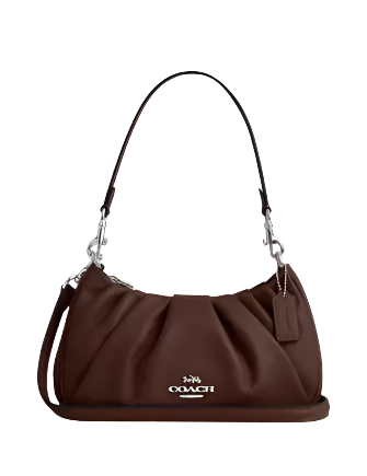 Coach Teri Shoulder Bag With Ruching Maple