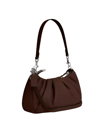 Coach Teri Shoulder Bag With Ruching Maple