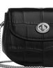 Coach Turnlock Card Case Black