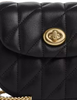 Coach Turnlock Card Case Black