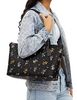 Coach Disney X Coach Gallery Tote With Holiday Print