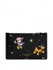 Coach Disney X Coach Zip Card Case With Holiday Print