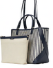 Kate Spade New York Buddie Striped Straw Small Tote