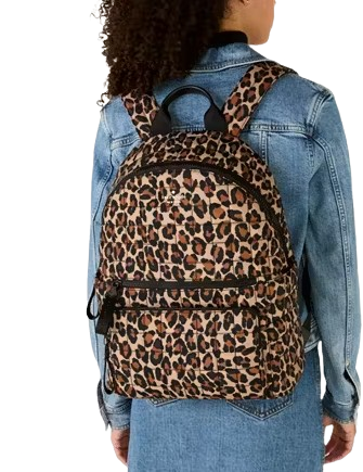 Kate Spade New York Camden Quilted Leopard Backpack