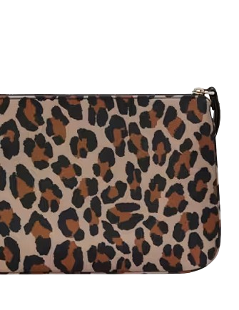 Kate Spade New York Chelsea Leopard Medium Wristlet Pouch