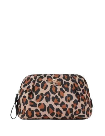 Kate Spade New York Chelsea Spotted Leopard Cosmetic Bag