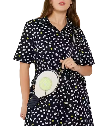 Kate Spade New York Grand Slam 3D Tennis Raquet Crossbody