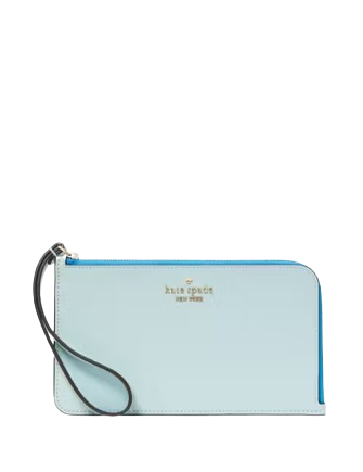 Kate Spade New York Lucy Bicolor Small L Zip Wristlet