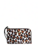 Kate Spade New York Lucy Leopard Small L Zip Wristlet