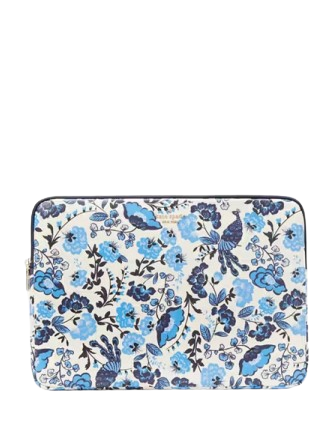 Kate Spade New York Madison Peacock Floral Printed Universal Laptop Sleeve