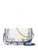 Kate Spade New York Madison Peacock Floral Printed Willow Flap Convertible Crossbody