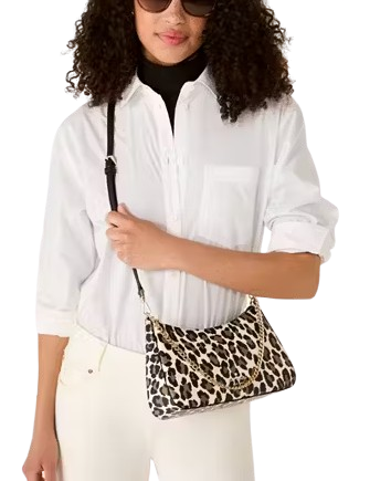 Kate Spade New York Madison Spotted Leopard Convertible Crossbody