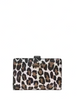 Kate Spade New York Madison Spotted Leopard Medium Compact Bifold Wallet