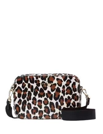 Kate Spade New York Madison Spotted Leopard Mini Camera Bag