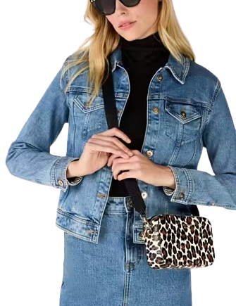 Kate Spade New York Madison Spotted Leopard Mini Camera Bag