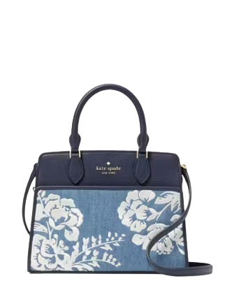 Kate Spade New York Madison Vase Floral Embroidered Small Satchel