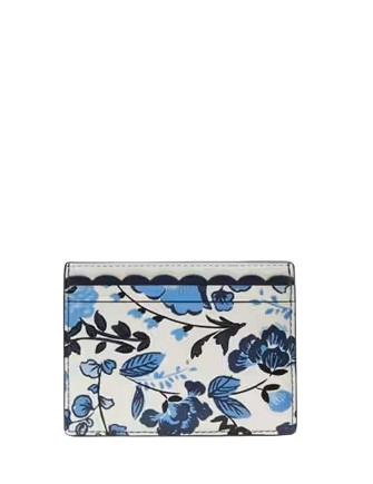 Kate Spade New York Madison Vase Floral Small Slim Card Holder