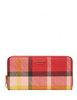 Kate Spade New York Morgan Museum Plaid Zip-around Continental Wallet