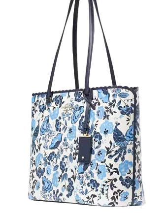 Kate Spade New York Perfect Peacock Floral Printed Large Tote