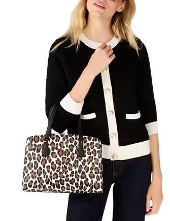 Kate Spade New York Perry Spotted Animal Medium Satchel