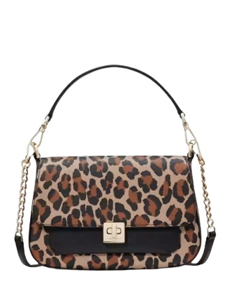 Kate Spade New York Phoebe Spotted Leopard Flap Crossbody