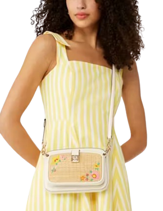 Kate Spade New York Phoebe Straw Crossbody Duo