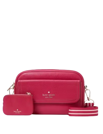 Kate Spade New York Rosie Pebbled Leather Flap Camera Bag