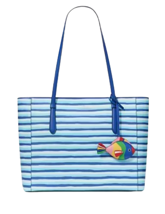 Kate Spade New York Schuyler Wave Stripe Medium Tote