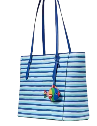 Kate Spade New York Schuyler Wave Stripe Medium Tote