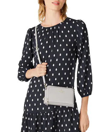 Kate Spade Bags | Kate Spade Staci Dual Zip Around Crossbody Bag | Color: Black | Size: Os | Alessiachic's Closet