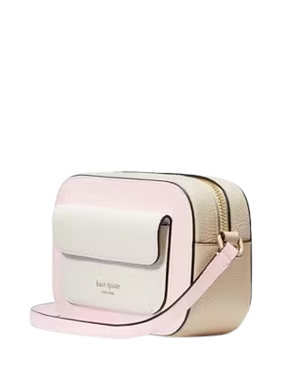 Kate Spade New York Ava Colorblocked Crossbody Shimmer Pink