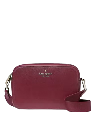 Kate Spade New York Madison Saffiano Leather Mini Camera Bag Blackberry Preserves