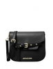 Michael Michael Kors Emilia Small Leather Crossbody Bag Black