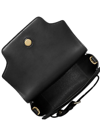 Michael Michael Kors Emilia Small Leather Crossbody Bag Black