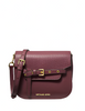 Michael Michael Kors Emilia Small Leather Crossbody Bag Oxblood 