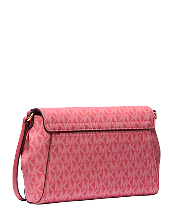 Michael Michael Kors Medium Logo Convertible Crossbody Bag Light Berry Sorbet